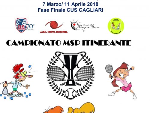 CAMPIONATO MSP ITINERANTE TENNIS